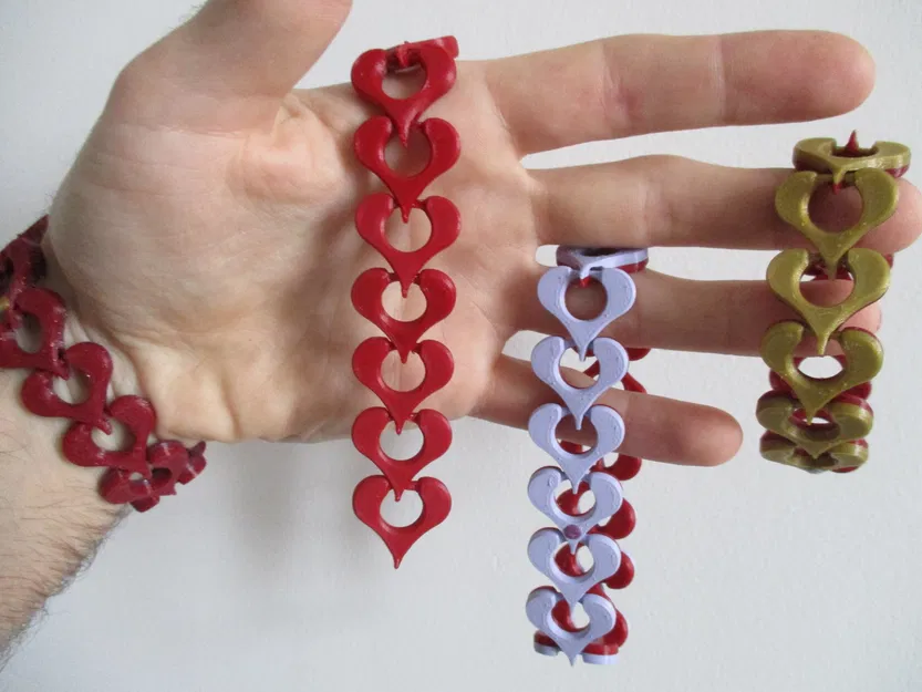 Vòng tay in tại chỗ hình trái tim - Unchain My Heart - Image 1