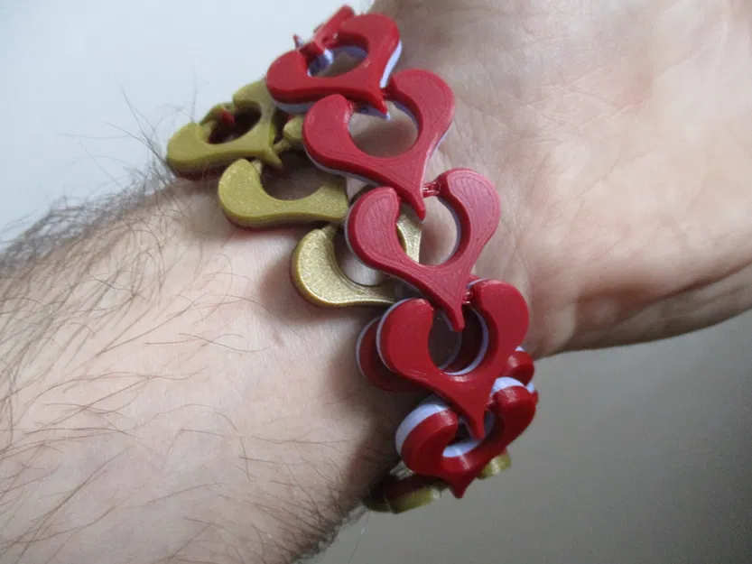 Vòng tay in tại chỗ hình trái tim - Unchain My Heart - Image 3