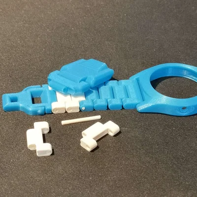 Đồng hồ in 3D với liên kết có thể tháo rời