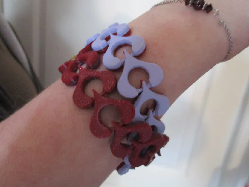 Vòng tay in tại chỗ hình trái tim - Unchain My Heart - Image 5