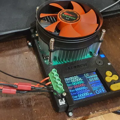 Chỉnh sửa vỏ tải điện tử Atorch DL24 cho phiên bản BT LED