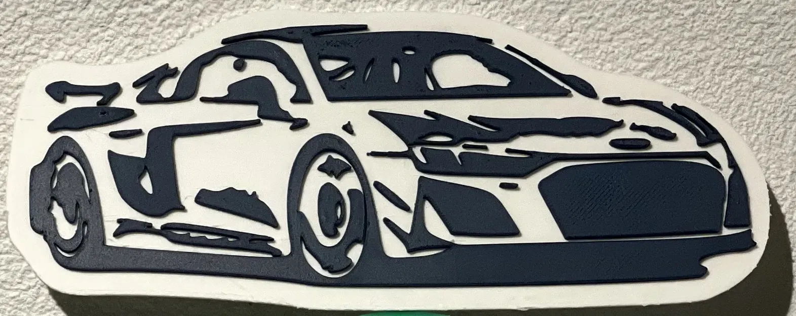 Hình ảnh bóng silhouette Audi R8 với thiết kế hai màu - Image 3