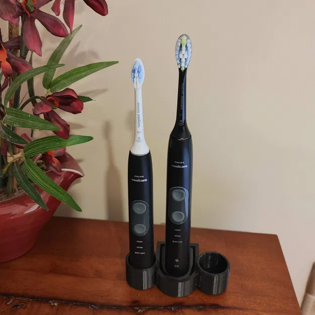 Giá đỡ cho 2 bàn chải đánh răng Philips Sonicare và 1 bộ sạc - Image 1