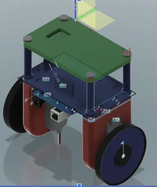 Robot cân bằng tự động sử dụng servo Parallax 360 - Image 2