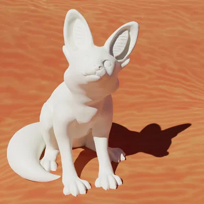 Mô hình cáo Fennec - loài cáo nhỏ nhất thế giới