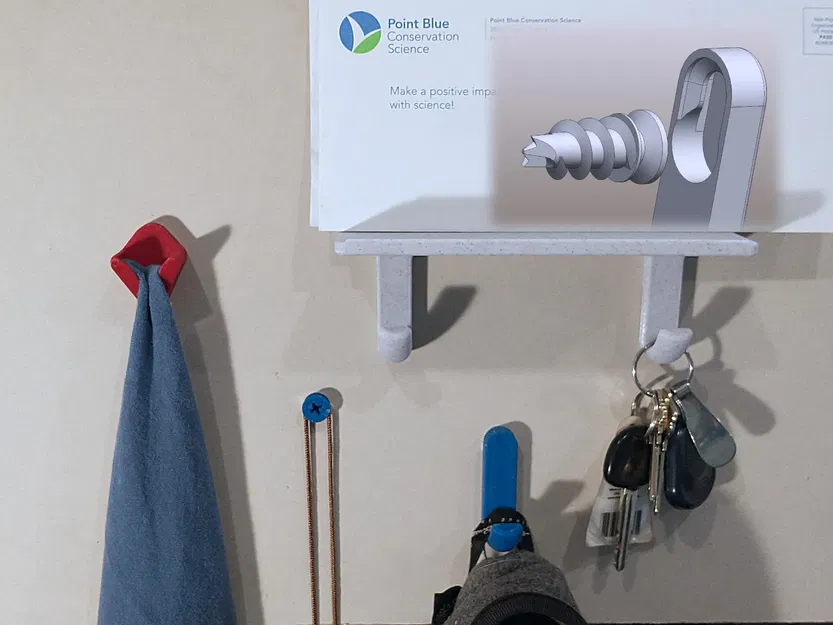 Đinh treo tường cho vật dụng trên vách thạch cao - Image 1