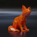 Cáo fennec phong cách low poly - Thumbnail 1