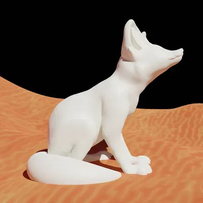 Mô hình cáo Fennec - loài cáo nhỏ nhất thế giới