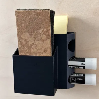 Giá đỡ công cụ bảng trắng treo tường cho 3 bút đánh dấu