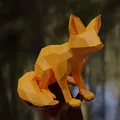 Cáo fennec phong cách low poly - Thumbnail 3