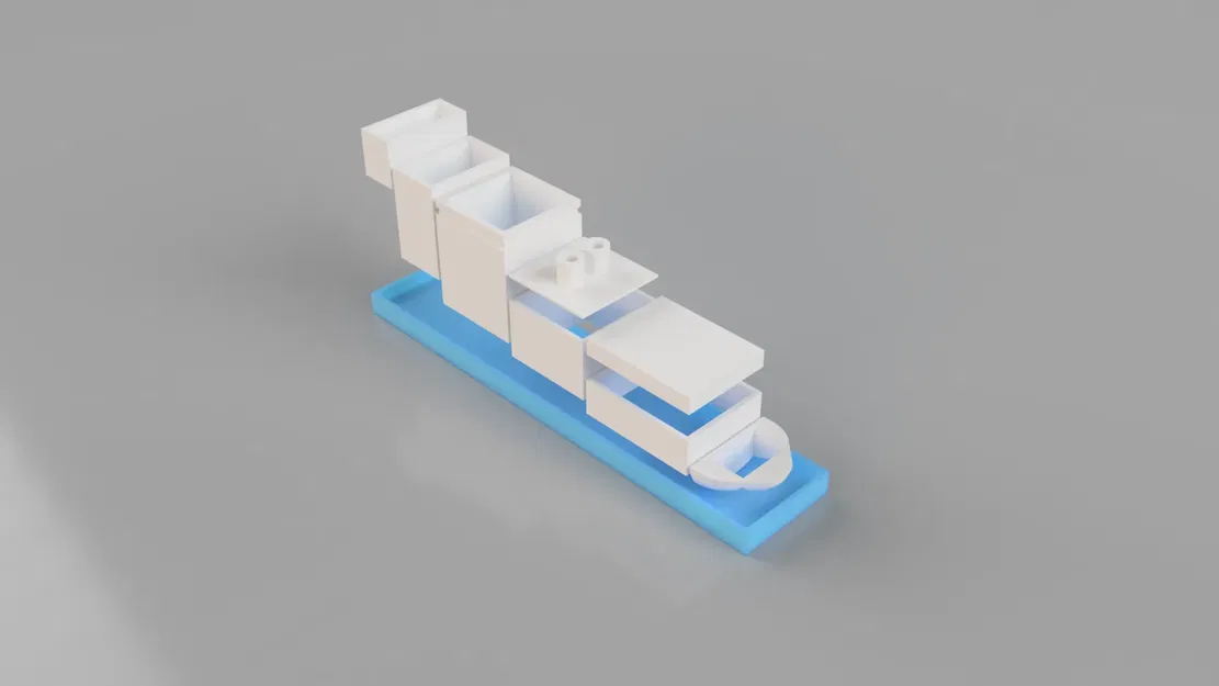 Bộ tổ chức bàn làm việc mô-đun hình thuyền và thành phố - Image 10