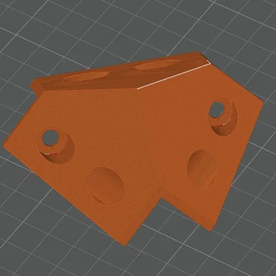 Khớp nối góc 3 chiều 2020 tối ưu cho in 3D