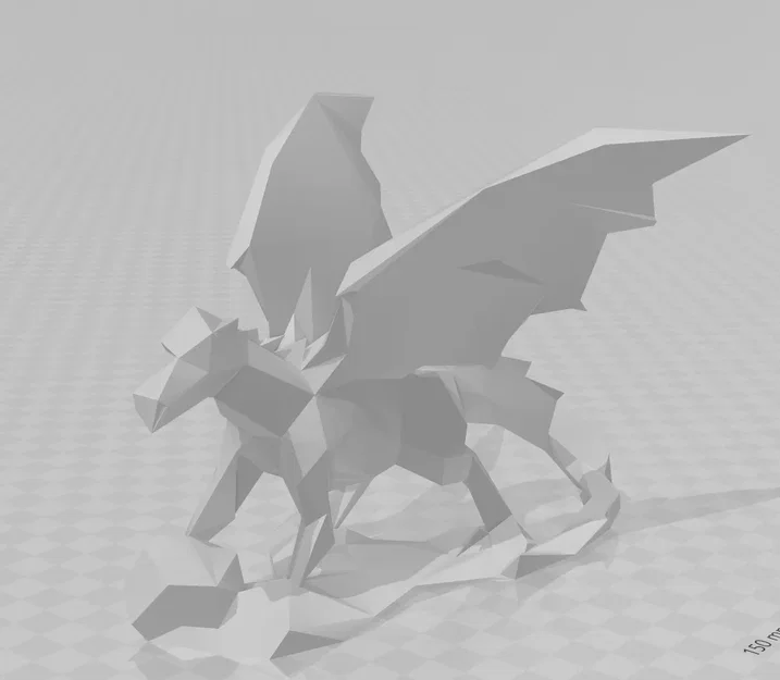 Rồng low poly cho mô hình bàn chơi - Image 2
