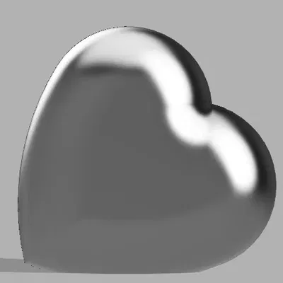 Mô hình trái tim 3D: Trái tim đặc, rỗng và hộp trái tim