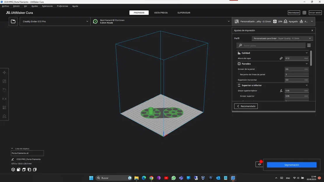 Giá đỡ cuộn filament nhỏ gọn cho máy in 3D - Image 3