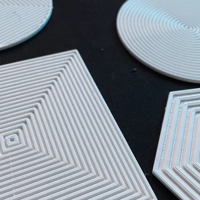 Bộ lót ly với 6 thiết kế khác nhau