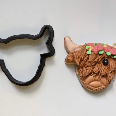 Cutter bánh quy hình bò cao nguyên