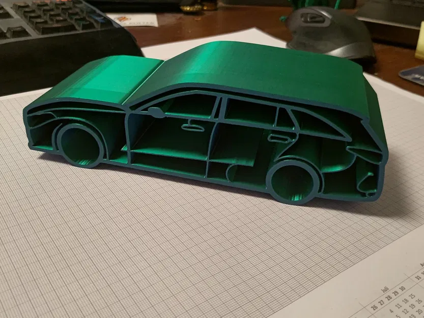 Silhouette Mercedes S206 T-Model cho mô hình in tại chỗ - Image 3