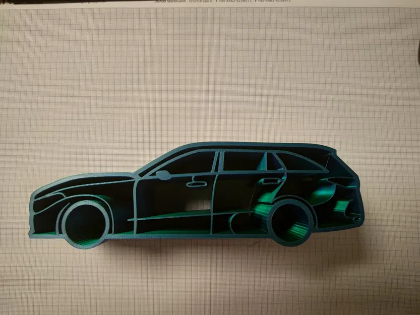 Silhouette Mercedes S206 T-Model cho mô hình in tại chỗ - Image 4