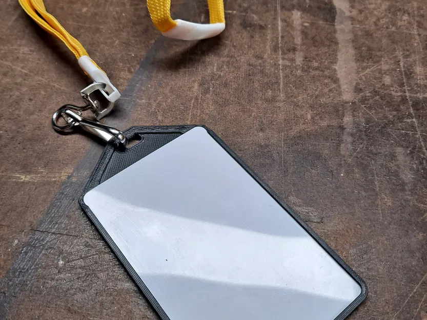 Giá đỡ thẻ ID treo cổ bằng dây đeo - Image 1