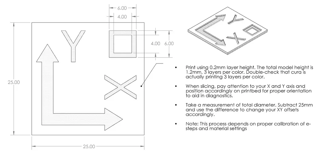 Calibrating Dual Extruder XY cho in 3D nhanh chóng - Image 3