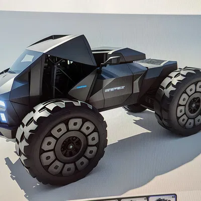 Xe ô tô đồ chơi hexa phong cách low poly