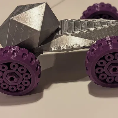 Xe ô tô đồ chơi hexa phong cách low poly