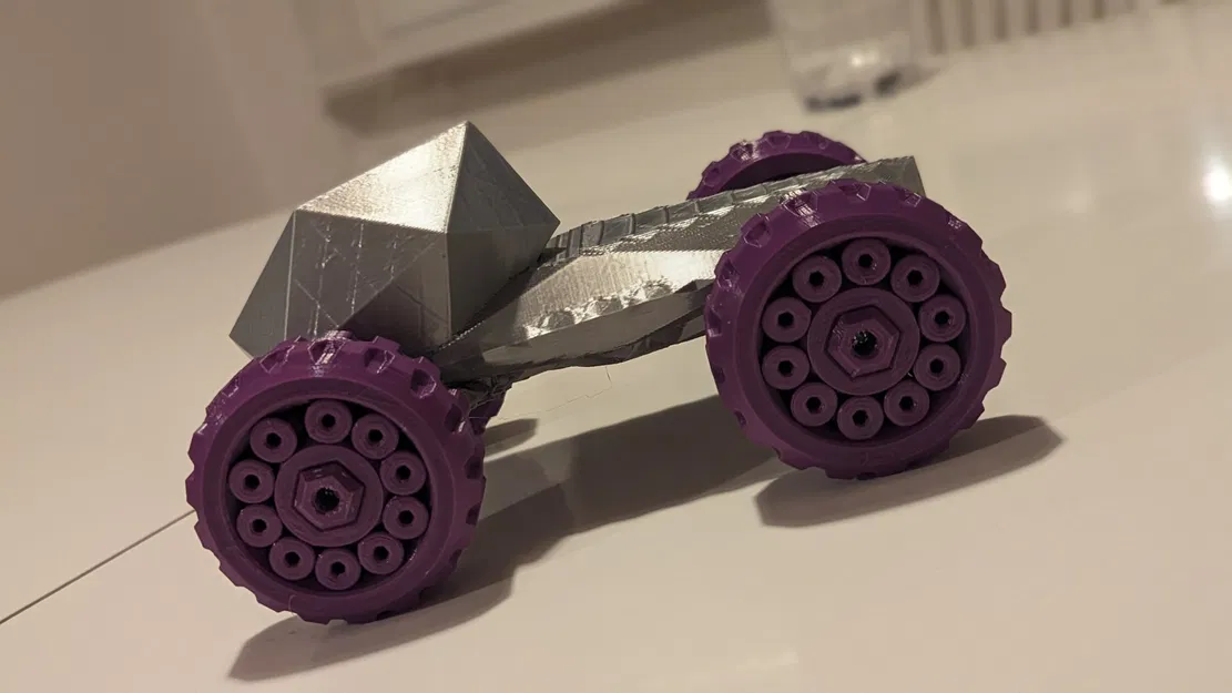 Xe ô tô đồ chơi hexa phong cách low poly - Image 6