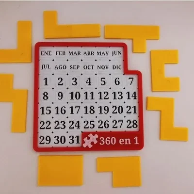 Bộ xếp hình 365 ngày với thiết kế đổi màu