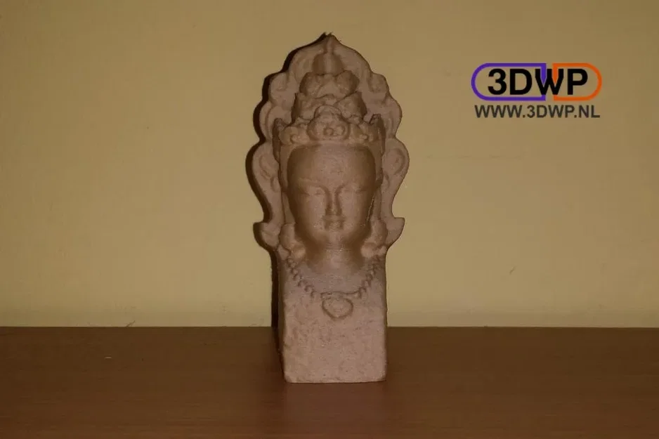 Tượng Phật đầu người mô phỏng từ quét 3D - Image 4