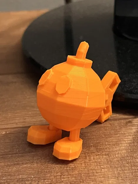 Bob-Omb phong cách low poly từ Super Mario - Image 2