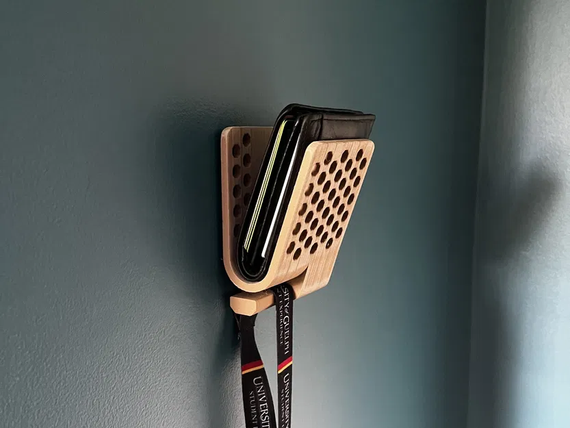 Giá treo ví và chìa khóa treo tường nhỏ gọn - Image 1