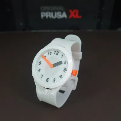 Đồng hồ in 3D chức năng với dây đeo mềm mại