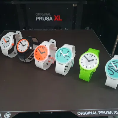 Đồng hồ in 3D chức năng với dây đeo mềm mại