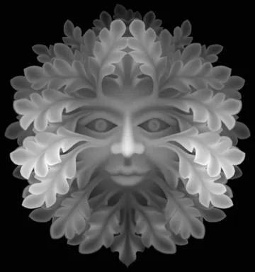 Tượng phù điêu Người Xanh treo tường - Image 2