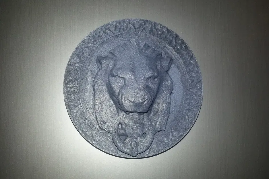 Mặt hổ cửa 3D treo tường nghệ thuật - Image 2