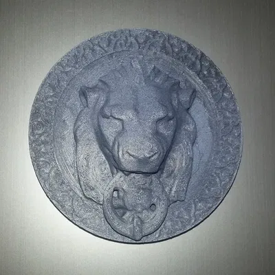 Mặt hổ cửa 3D treo tường nghệ thuật