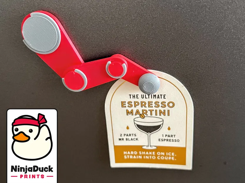 Nam châm tủ lạnh thiết kế phức tạp với động học ngược - Image 1