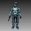 Nhân vật lính ODST trong Halo 3 được quét 3D - Thumbnail 1