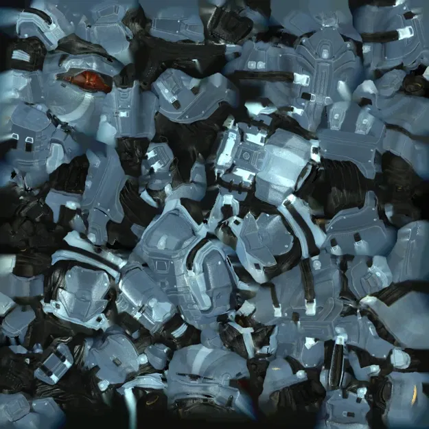 Nhân vật lính ODST trong Halo 3 được quét 3D - Image 3