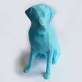 Bức tượng Labrador phong cách Low Poly - Thumbnail 1