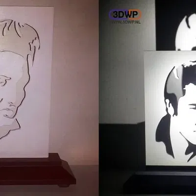 Silhouette Elvis Presley kỷ niệm 40 năm ngày mất