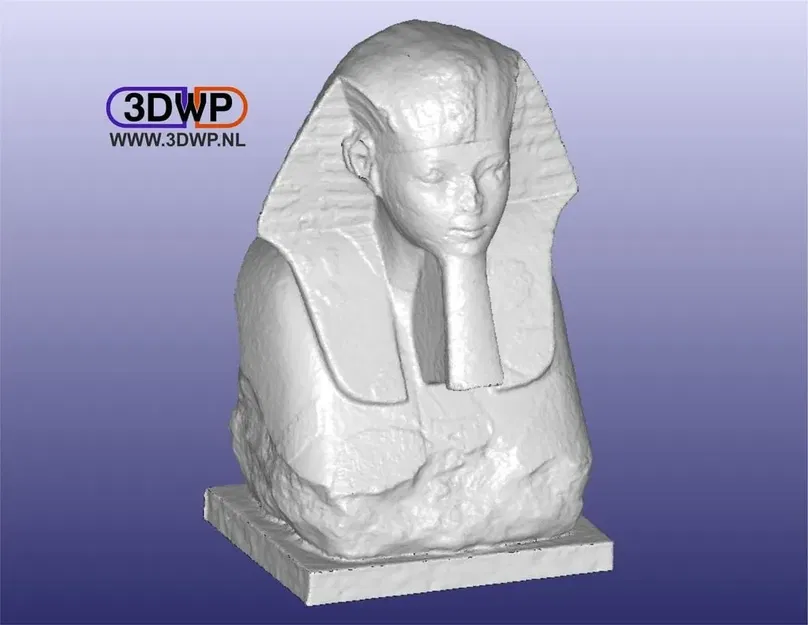 Tượng nhân sư Hatshepsut quét 3D - Image 1