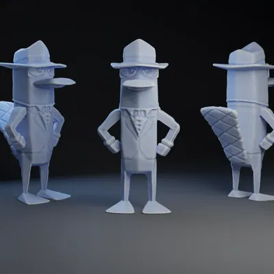 Perry the Platypus trong bộ tuxedo sang trọng