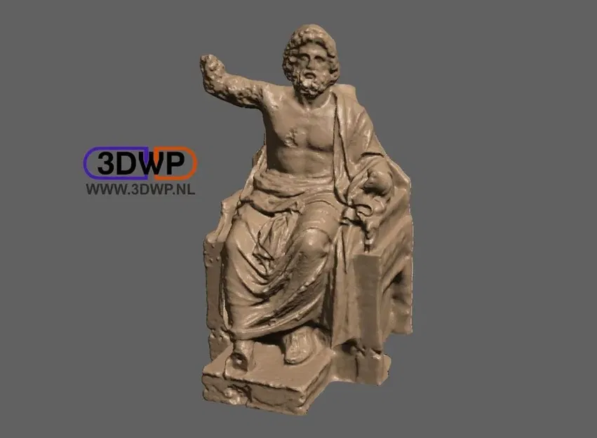 Tượng thần Zeus in 3D với thiết kế có thể in được - Image 1
