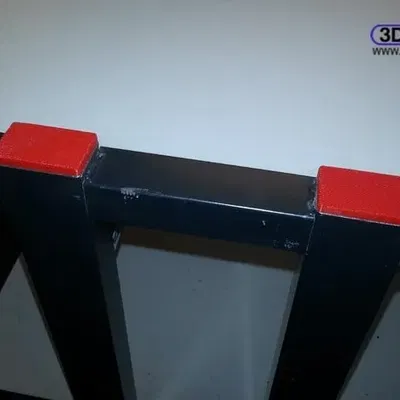 Nắp ống hình chữ nhật 25X40 mm cho bàn làm việc