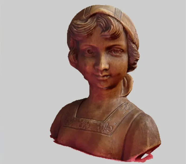 Tượng bán thân cô gái Hà Lan quét 3D bởi danieltbillings - Image 2