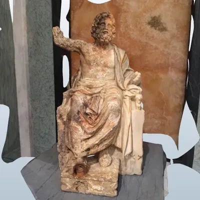 Tượng thần Zeus in 3D với thiết kế có thể in được