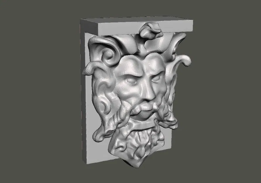 Giá treo tường hình người đàn ông có râu - Image 2