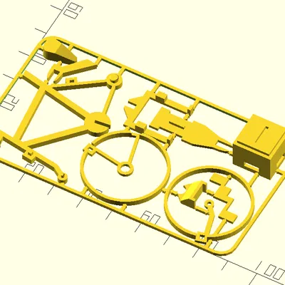 Mô hình xe đạp đường phố khung thép tỉ lệ 1:25.4